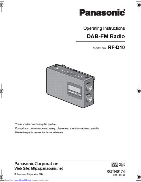 panasonic radio user manual Epub