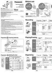 panasonic rr qr170 user guide PDF