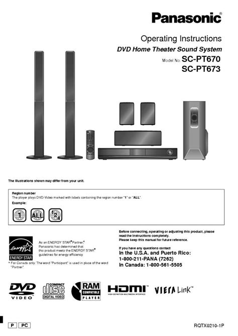panasonic sa pt670 manual Reader