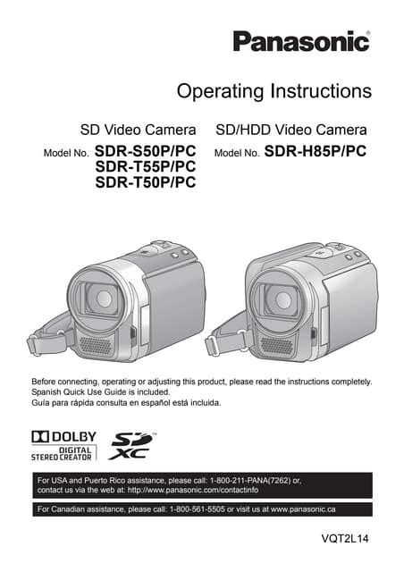 panasonic sdr h85 user manual Epub