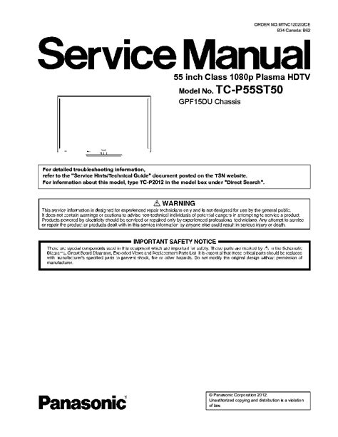 panasonic tc p55st50 manual Reader