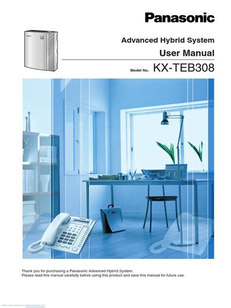 panasonic teb308 programming manual Kindle Editon
