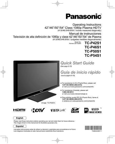 panasonic viera 42 plasma user manual pdf PDF