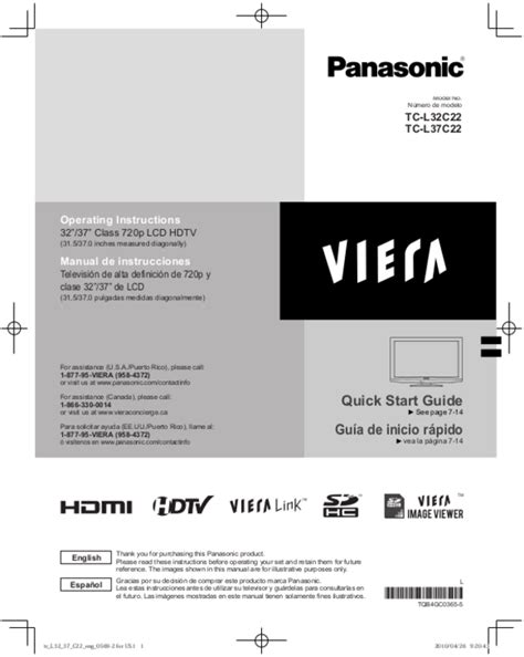 panasonic viera instruction manual Doc