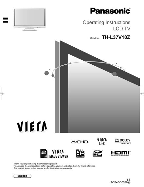 panasonic viera operating instructions PDF