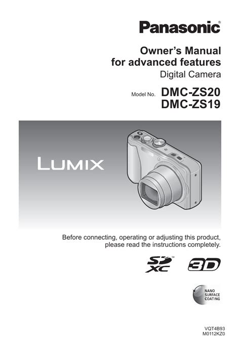 panasonic zs20 instruction manual Epub