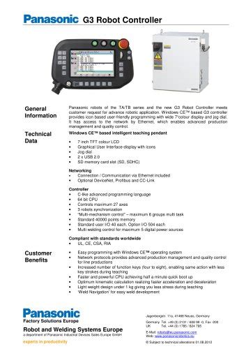 panasonic-g3-robot-controller-manual Ebook Doc