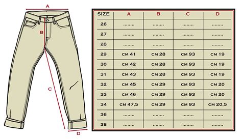 pant sizes men