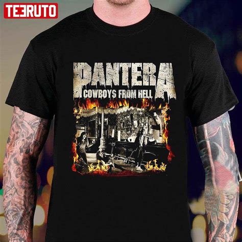 pantera cowboys from hell t shirt