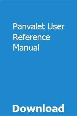 panvalet user reference manual Kindle Editon