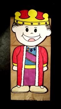 paper bag puppet king saul Doc