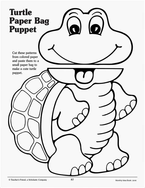 paper bag puppet print outs Kindle Editon