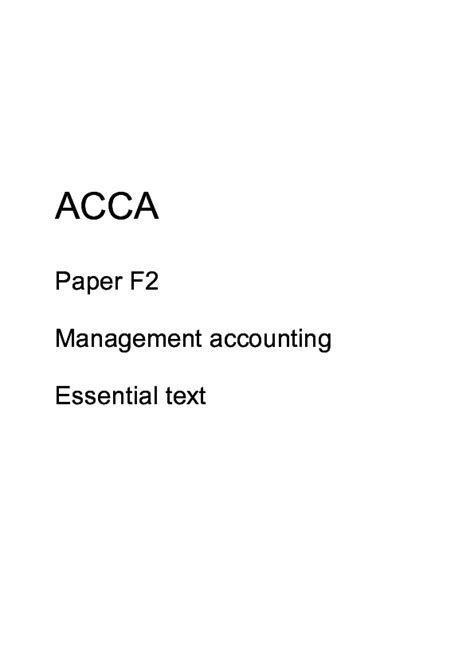 paper f2 acca global Doc