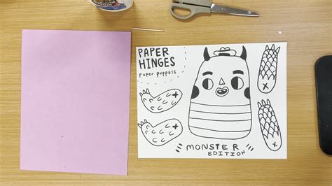 paper hinge for puppet mouth PDF
