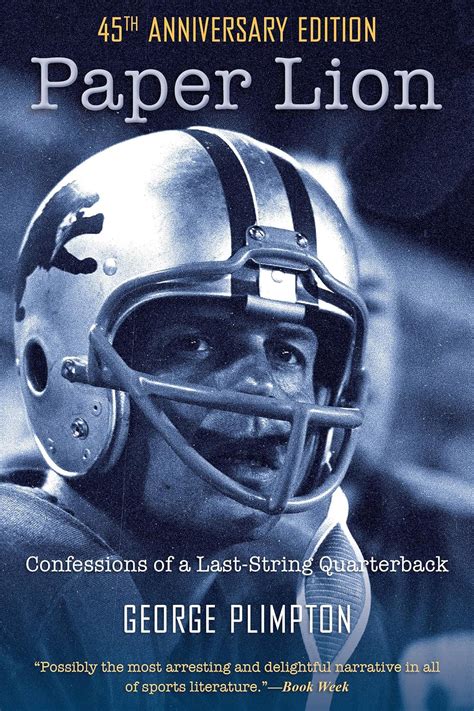 paper lion confessions of a last string quarterback Epub