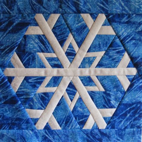 paper pieced snowflake quilt pattern Kindle Editon