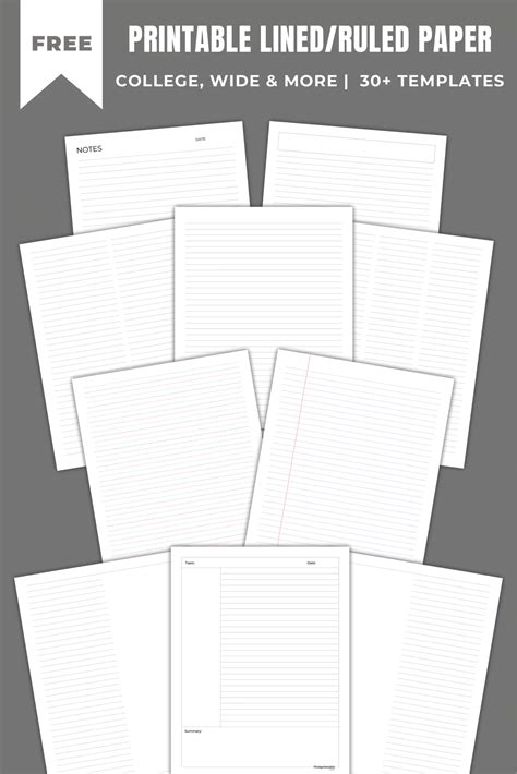 Paper Printable Templates