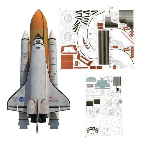 paper space shuttle cut out Kindle Editon