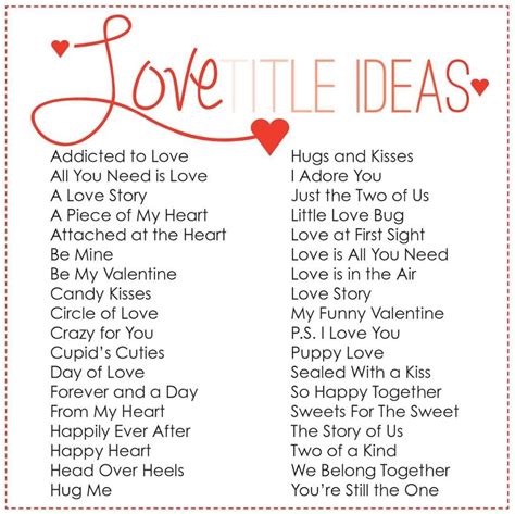 paper titles about love Reader