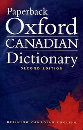 paperback oxford canadian dictionary Doc