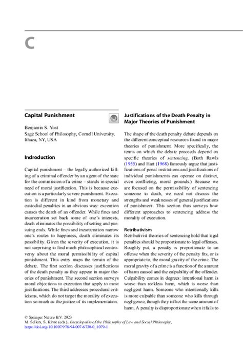 papers on capital punishment PDF