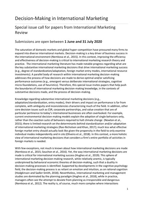 papers on decision making PDF