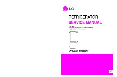 paradetwo lg refrigerator gr349 gr389 manual lg fridge manual pdf PDF