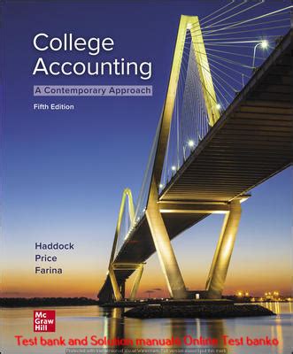 paradigm college accounting 5th edition solutions manual PDF