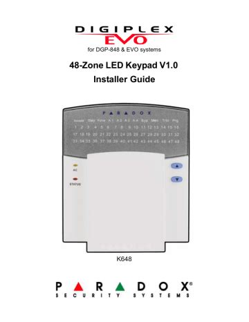 paradox digiplex evo installer manual Reader