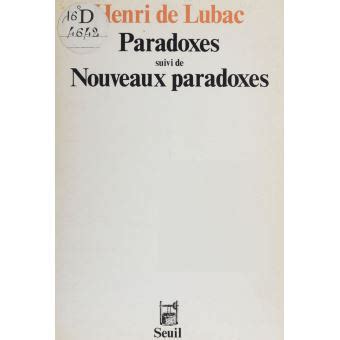 paradoxes nouveaux paradoxes henri lubac ebook Kindle Editon