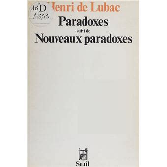 paradoxes nouveaux paradoxes henri lubac ebook Kindle Editon