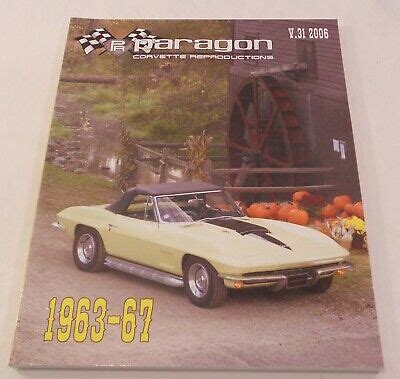 Paragon Corvette Parts Catalog