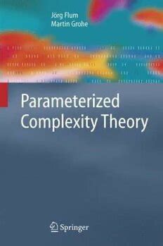 parameterized complexity theory parameterized complexity theory Doc