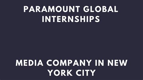 paramount plus internships
