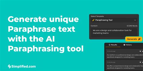 paraphrase ai generator