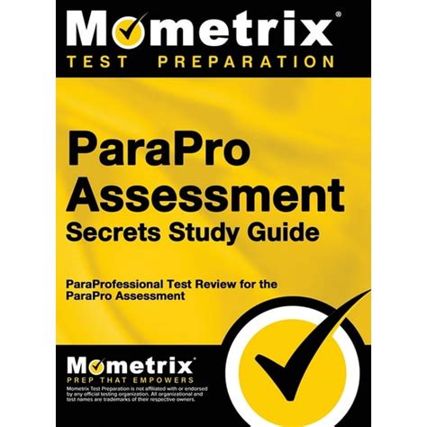 parapro assessment secrets study guide PDF