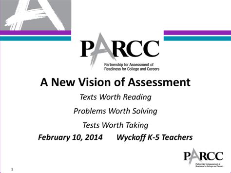 parcc a new vision of assessment informational Reader