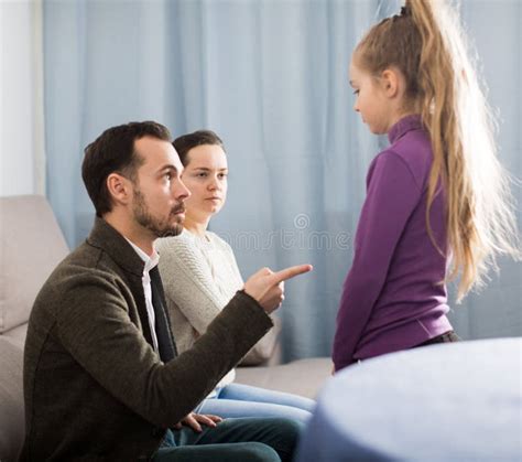 parent lecturing child