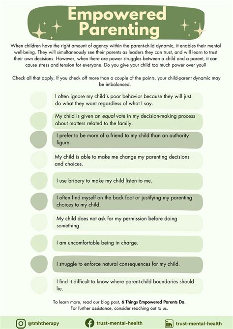 parenting topics for a paper PDF
