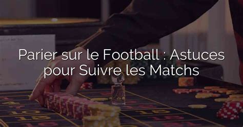 parier sur football