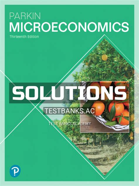 parkin microeconomics solutions manual PDF