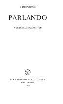 parlando verzamelde gedichten Kindle Editon