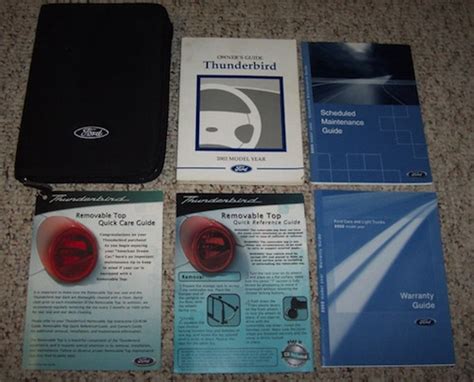 part manual for 2002 thunderbird Kindle Editon