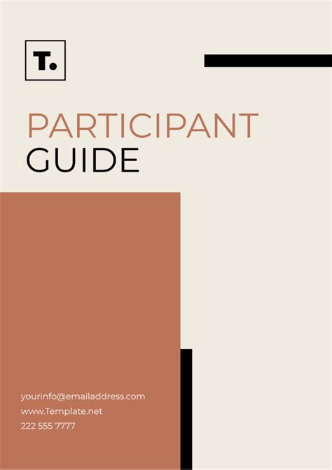 participant guide template word pdf Kindle Editon