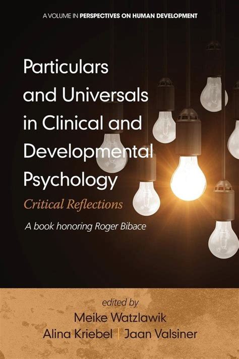 particulars universals clinical developmental psychology Reader