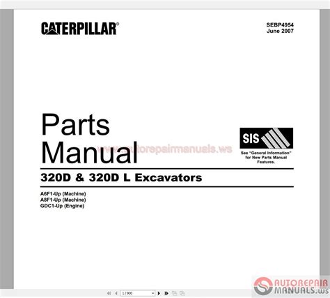 parts manual cat 320d Kindle Editon
