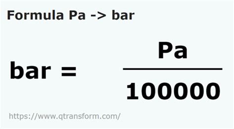 pascal to bar conversion