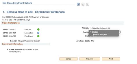 pass fail umich