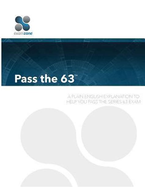 pass the 63 2015 a plain english explanation to help you pass the series 63 exam PDF