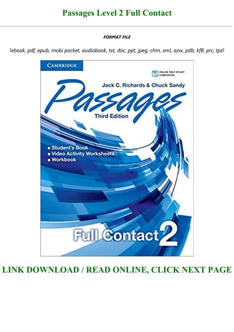 passages level 2 full contact Reader